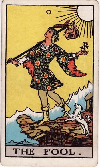 Carta dei tarocchi Rider–Waite–Smith: Il Matto