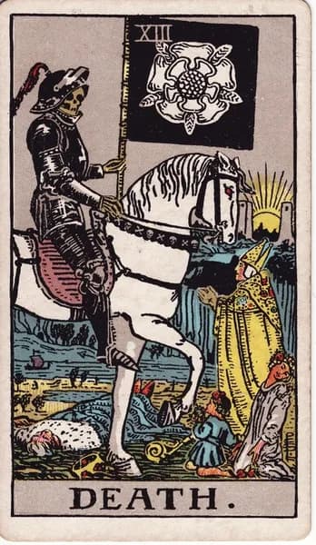 Carta dei tarocchi Rider–Waite–Smith: La Morte